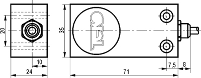 Габариты ISNm I14P8-43N-10-250